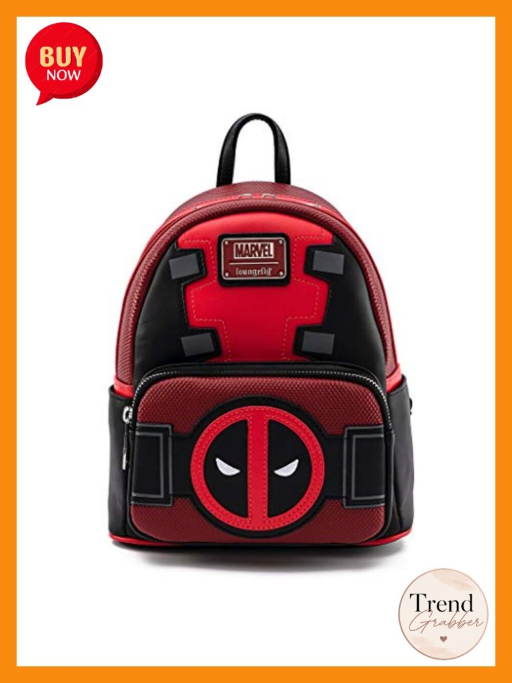 Loungefly Deadpool Merc with a Mouth Cosplay Women's Double Strap Shoulder Bag
